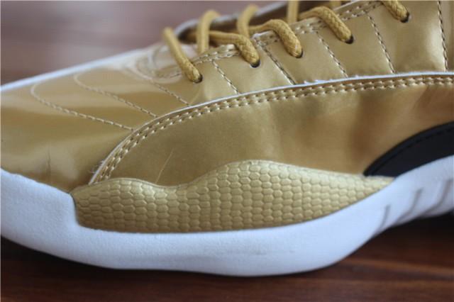 Authentic Air Jordan 12 Gold Pinnacle